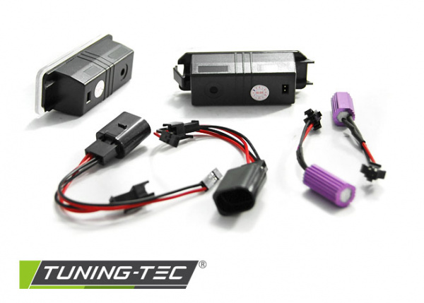Upgrade LED Kennzeichenbeleuchtung für VW Golf V, VI, VII / VW Passat B6 / VW Passat CC / VW Eos / VW Phaeton / Polo 6R / Scirocco III kaltweiß